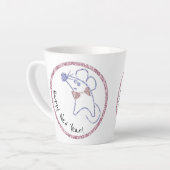 ゴールドフレーム, 新年, クリスマス カフェラテマグ (左アングル)