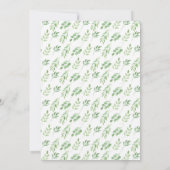 ゴールドフレーム 葉の引退パーティー 引退者招待 招待状 (裏面)