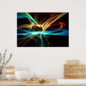 ゴールドブルー ポスター (キッチン)