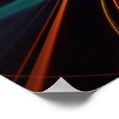 ゴールドブルー ポスター (角)