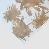 ゴールドブロンズパームズビーチオンブレパームツリーチック 薄葉紙 (詳細)