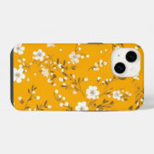 ゴールドプリントの花束 iPhoneケース (裏面横)
