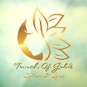 ゴールドヘアサロン&スパ事業フロントをカスタマイズする ウィンドウサイン (シート3)