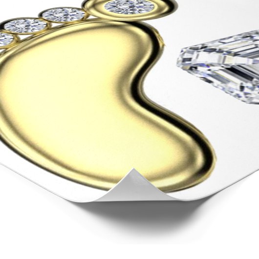 ゴールドベイビーフット ポスター (角)