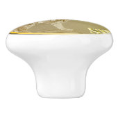 ゴールドベンガルトラコイン セラミックノブ (側面)