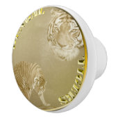 ゴールドベンガルトラコイン セラミックノブ (右)