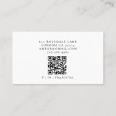 ゴールドベーカリーパストリーシェフ写真QRコード 名刺 (裏面)