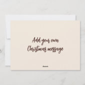 ゴールドペイントのポインセチア02 シーズンカード (裏面)