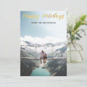 ゴールドペイントハッピーホリデー クリスマス (スタンド正面)