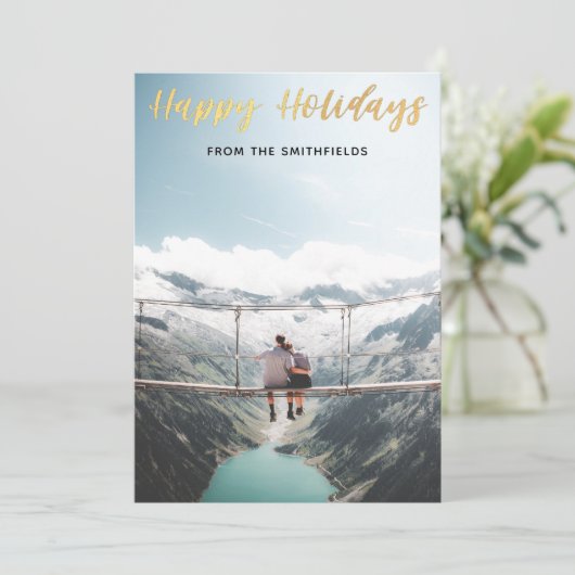 ゴールドペイントハッピーホリデー クリスマス (スタンド正面)