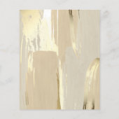 ゴールドペイント ブラシ ストローク フライヤー (裏面)