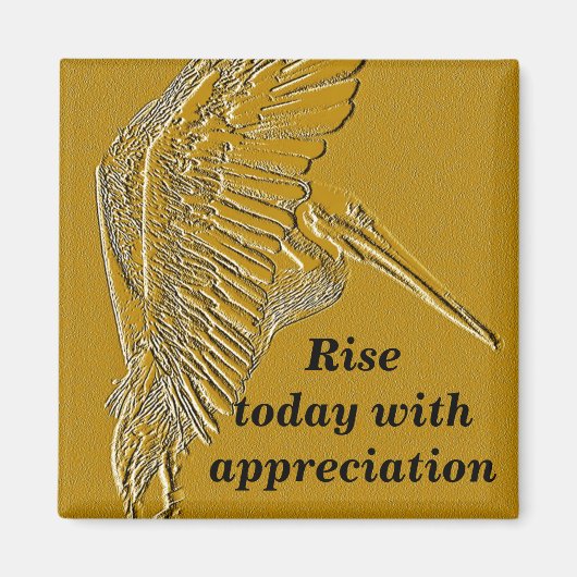 ゴールドペリカン マグネット (正面)