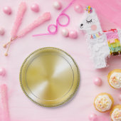 ゴールドペーパープレート ペーパープレート (パーティー)