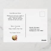 ゴールドホイル BELIEVE ジングルベル 箔シーズンポストカード (裏面)