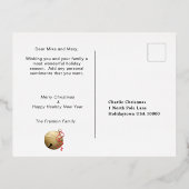 ゴールドホイル BELIEVE ジングルベル 箔シーズンポストカード (裏面)