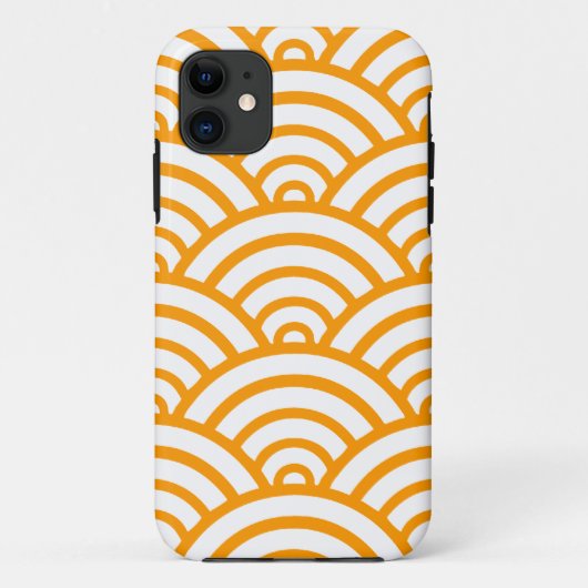ゴールドホタテ柄 Case-Mate iPhoneケース (裏面)