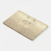 ゴールドホリデーシーズンの雰囲気 ポストイット (アングル)