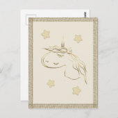 ゴールドホリデーシーズンの雰囲気 ポストカード (正面/裏面)