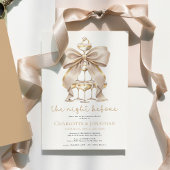 ゴールドボウとシャンパンコケッタのリハーサルディナー 招待状