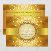 ゴールドボケ 50周年パーティー 招待状 (正面/裏面)