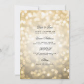 ゴールドボケ 50歳誕生日 Save the Date 詳細付き 招待状 (裏面)