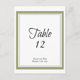 ゴールドボーダー テーブルシートカード ポストカード