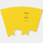 ゴールドポップコーンファボリーボックス エレガントなセレブレーションに フェイバーボックス (見開き)