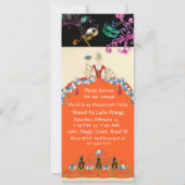 ゴールドマスク オレンジ レディー マスカレード パーティー プログラム (裏面)