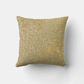 ゴールドマーブリング：エレガントな装飾のためのヴィンテージオーバーレイ クッション (裏面)