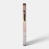 ゴールドマーブル iPhoneケース (左側面)