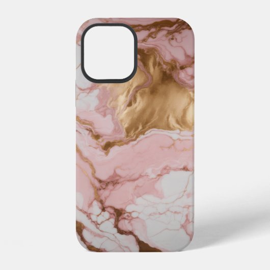 ゴールドマーブル iPhoneケース (裏面)