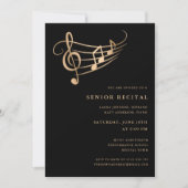 ゴールドミュージックノーツ上級者向けコンサートエレガント 招待状 (正面)
