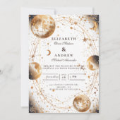 ゴールドムーンライトセレブレーション 招待状 (正面)