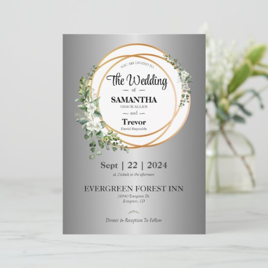 ゴールドユニオン: 愛と誓いを祝う 招待状 (スタンド正面)