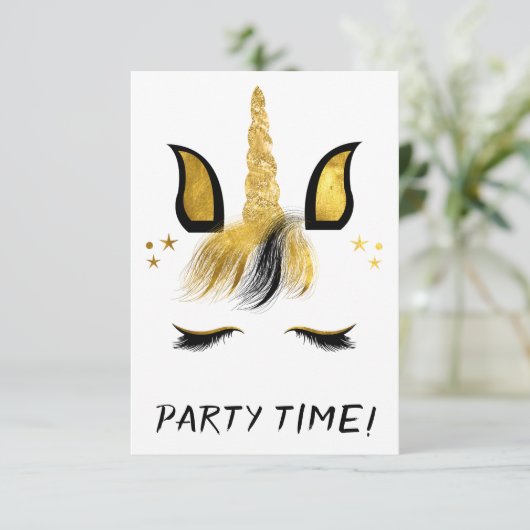 ゴールドユニコーンフェイスパーティー 招待状 (スタンド正面)
