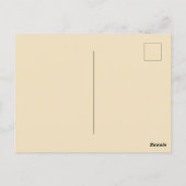 ゴールドライン フローラル シンパシー サンクス ポストカード (裏面)