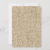 ゴールドラグジュアリーグリッター スイート16 招待状 (裏面)