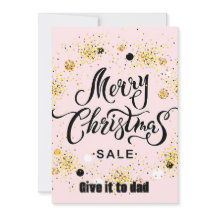 ゴールドラッキースター、ブラックアート文字 merry Chris