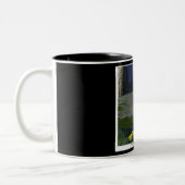 "ゴールドラッシュ"は金ゴールドの探鉱者のユニークなマグを始めます ツートーンマグカップ (左)