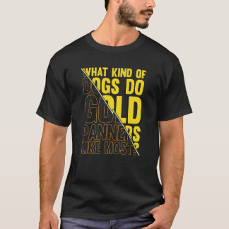 ゴールドラッシュ ゴールデンレトリバー ジョーク   プロスペクター ゴールド Tシャツ