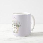 ゴールドラベンダー花愛 コーヒーマグカップ (正面右)