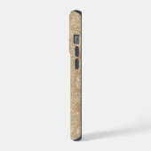 ゴールドラメの華やかなチーター柄  iPhoneケース (左側面)