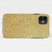 ゴールドラメフォンケース, ラグジュアリーラメギフト Case-Mate iPhoneケース (裏面(横))