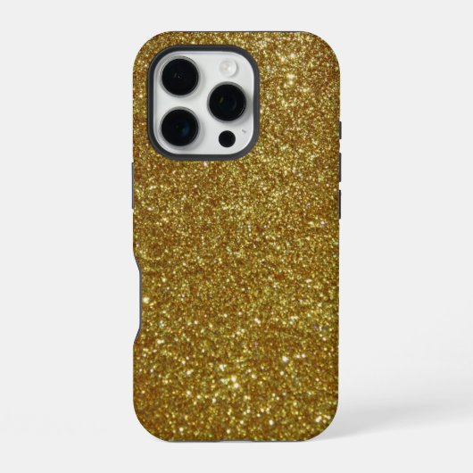 ゴールドラメ iPhoneケース (裏面)