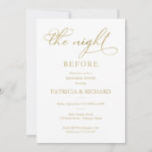 ゴールドリハーサルディナーの前夜 招待状 (正面)