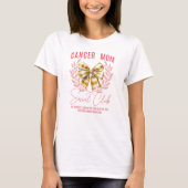ゴールドリボン支援 小児がんママの会 Tシャツ (正面)