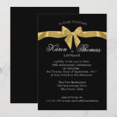 ゴールドリボン50周年記念 招待状 (正面/裏面)