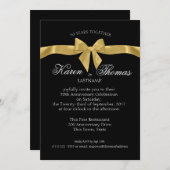 ゴールドリボン 50周年記念 招待状 (正面/裏面)