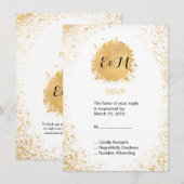 ゴールドリーフスプレー 招待状 (正面/裏面)