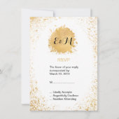 ゴールドリーフスプレー 招待状 (正面)